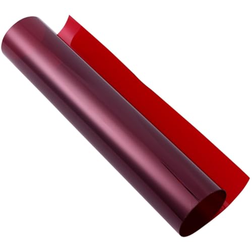 Lámina difusora de luz roja antirreflejos para suavizar iluminación LED de fiesta
