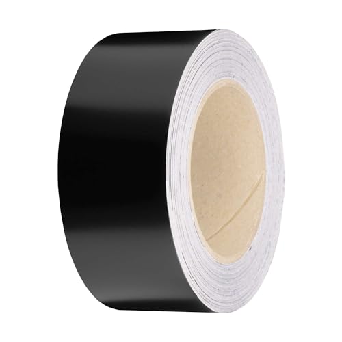 Image of 2 inch x 25FT Satin Black Vinyl Wrap Kit for Black Out Chrome Delete Made from Genuine 3M 2080 Film Window Trim Door Trim
