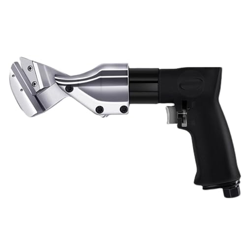 Cizalla neumática industrial, herramienta de corte de metal resistente con cuchillas de repuesto para acero inoxidable, chapa de metal, malla de hierro