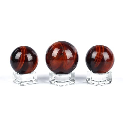 Ojo de tigre rojo esférico SHFTQXSLAT con pulido premium ornamental de un kilogramo 4