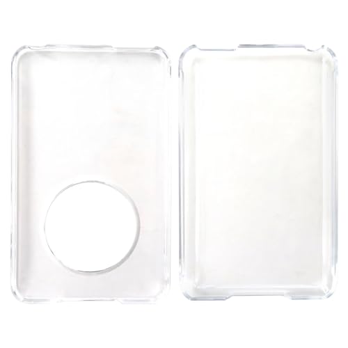 ATIODYUUK Upgraded Transparent Hard Clear Crystal Protective Shell Case Cover Skin Replacement for iPod Classic 80GB 120GB 160GB