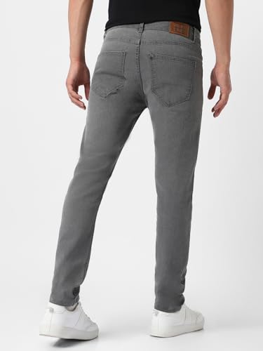 Image of Urbano Fashion Men's Regular Fit Mid Rise Washed Jeans Stretchable