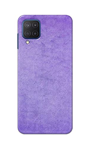 Image of Plain Purple Hard Back Case Cover for Samsung Galaxy A12 / M12 / F12 Back Cover -(J5) VNS2226