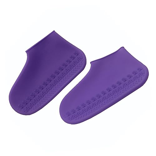 Protector para calzado resistente impermeable de silicona Mikikit para uso unisex, cubre zapatos para lluvia y actividades al aire libre miniatura 1