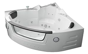 Jet-Line Carlotta Whirlpool-Badewanne für 2 Personen