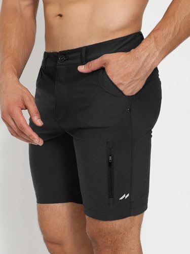 AhaAha Selected Men's Running Shorts Modern Chino Quick Dry Athletic Workout | Soft & Stretchy2