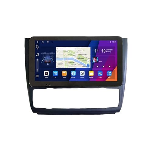 �p��BMW 1�V���[�Y 2008 2009-2012�p 10.33�C���` QLED�X�N���[�� �w�b�h���j�b�g�f�o�C�X �_�u��2�f�B���J�[�X�e���I �A���h���C�h�I�[�g(NC Octa Core 4GB 64GB)