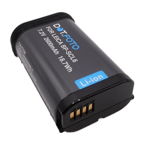 Batería BP-SCL6 para Leica Q3 Q2 SL2 SL3 acumulador recargable de 7,2 V 2
