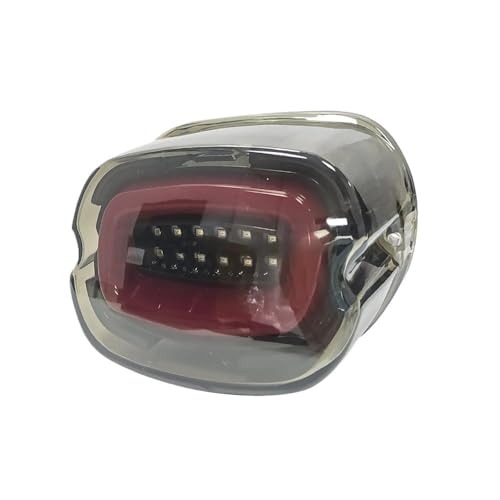 Feu arrière moto LED fumé éclairage plaque immatriculation Softail Low Rider