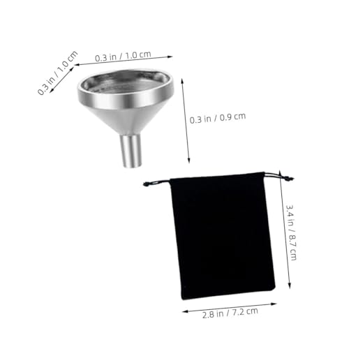 DECOMELODY 不??ミニ漏斗 骨灰壷用充填キット 遺骨収納ジュエリー対応 小口径ネックレス用骨壷アクセサリー
