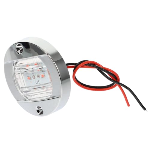 TEHAUX Enhance Boating Safety 12v Red Led Marine Lights Easy Install Boat Navigation Port Lights