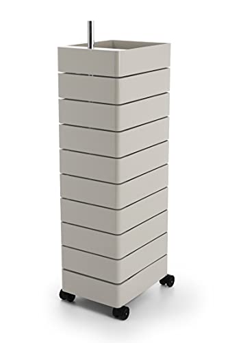 Magis(マジス) マジス キャスター付きワゴン 360°コンテナ 10段 トレイ