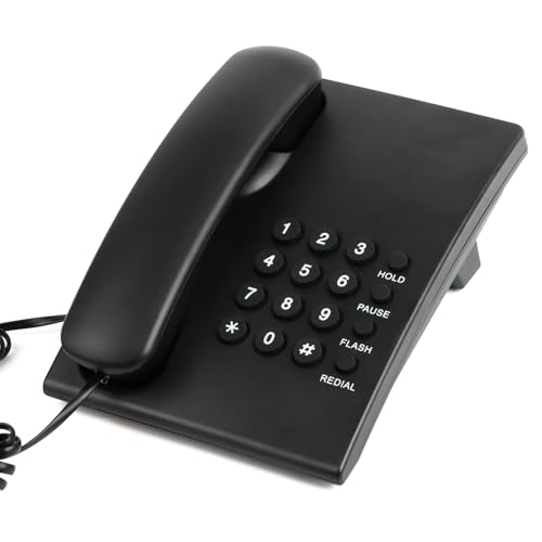 Téléphone de bureau simple Lativu pour la maison et l'hôtel avec sonnerie