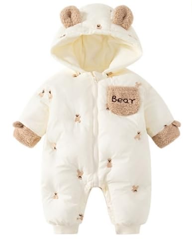 Generisch Baby Winterjacke Schneeanzug Overall mit Kapuze, Strampler Jungen...