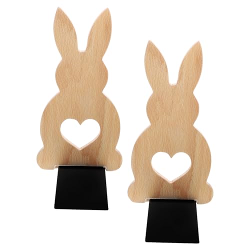 Lapins décoratifs en bois pour combler vide étagère petit modèle mignon chambre