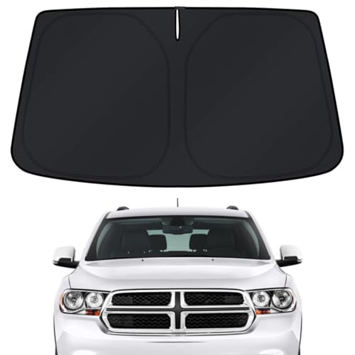 Windshield Sun Shade for Dodge Durango 2011-2026 - 4-Layer Sunshade Compatible with Dodge Durango...
