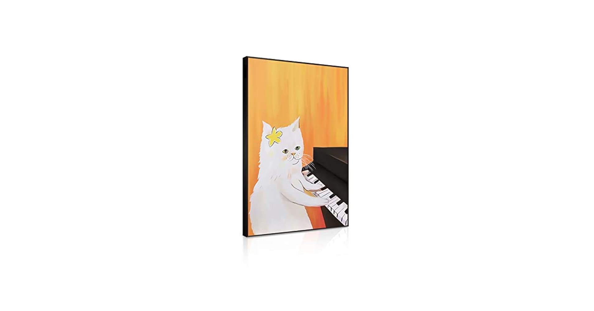 Amazon.co.jp: 動物 漫画 アートパネル 1枚 飾り絵 かわいい 猫