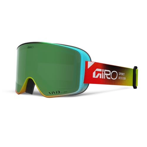 Image of Giro Method Ski Goggles - Snowboard Goggles for Men, Women, Youth - Multi Faded - Vivid Envy & Vivid Infrared