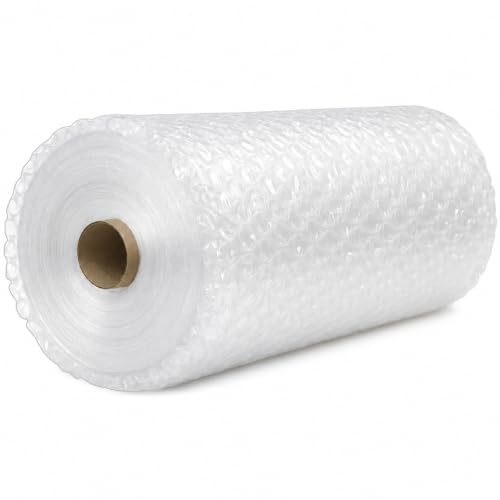 Image of Glaze Protective Bubble Wrap Roll | Air Cushion Packaging Material for Glassware, Electronics, Crockery & Fragile Products | Lightweight & Durable (5 Meter)