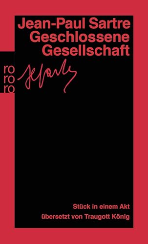 Cover of Geschlossene Gesellschaft: Stück in einem Akt (German Edition)