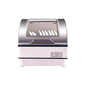 Volautomatische Vaatwasser , Aanrecht Vaatwasser Vrijstaand Met 6 Couverts – Tafelmodel Desinfectie Afwasmachine, Druk Op De Knop 360 Graden praktisch