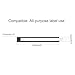 MECCANIXITY Label Holders 0.5'' x 4'' C Channel Rubber Magnetic for Metal Shelves Organize, Office File Cabinets Pack of 30