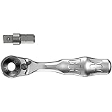 Wera(ヴェラ) 05073230001 | 8001 A Zyklop ミニ 1 ビットラチェット 1/4" アダプタ付き, 2点