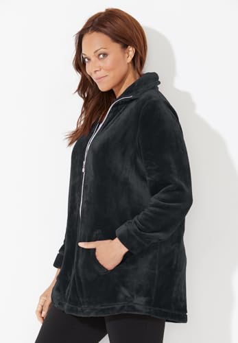 Catherines Women's Plus Size Ultimate Plush Jacket3