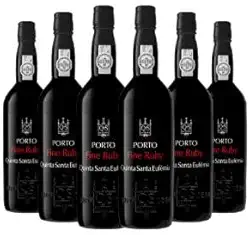 Kit 6 Garrafas Vinho do Porto Fine Ruby
