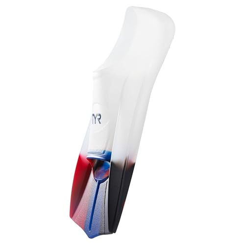 Image of TYR Stryker Silicone Fins - Short Blade Swimming Training Scuba Flippers | 100% Silicone Construction | Short Blade Propulsion | Flutter Kick Cadence Promotion | State-of-the-Art Comfort Fit