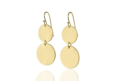 Boucles d'Oreilles en Pièces d'Or idéales pour illuminer votre tenue de mariée