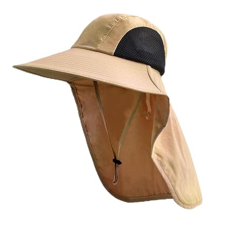 Image of Sun Hat for Men Women with Neck Flap,UPF 50+ UV Protection Fishing Hat