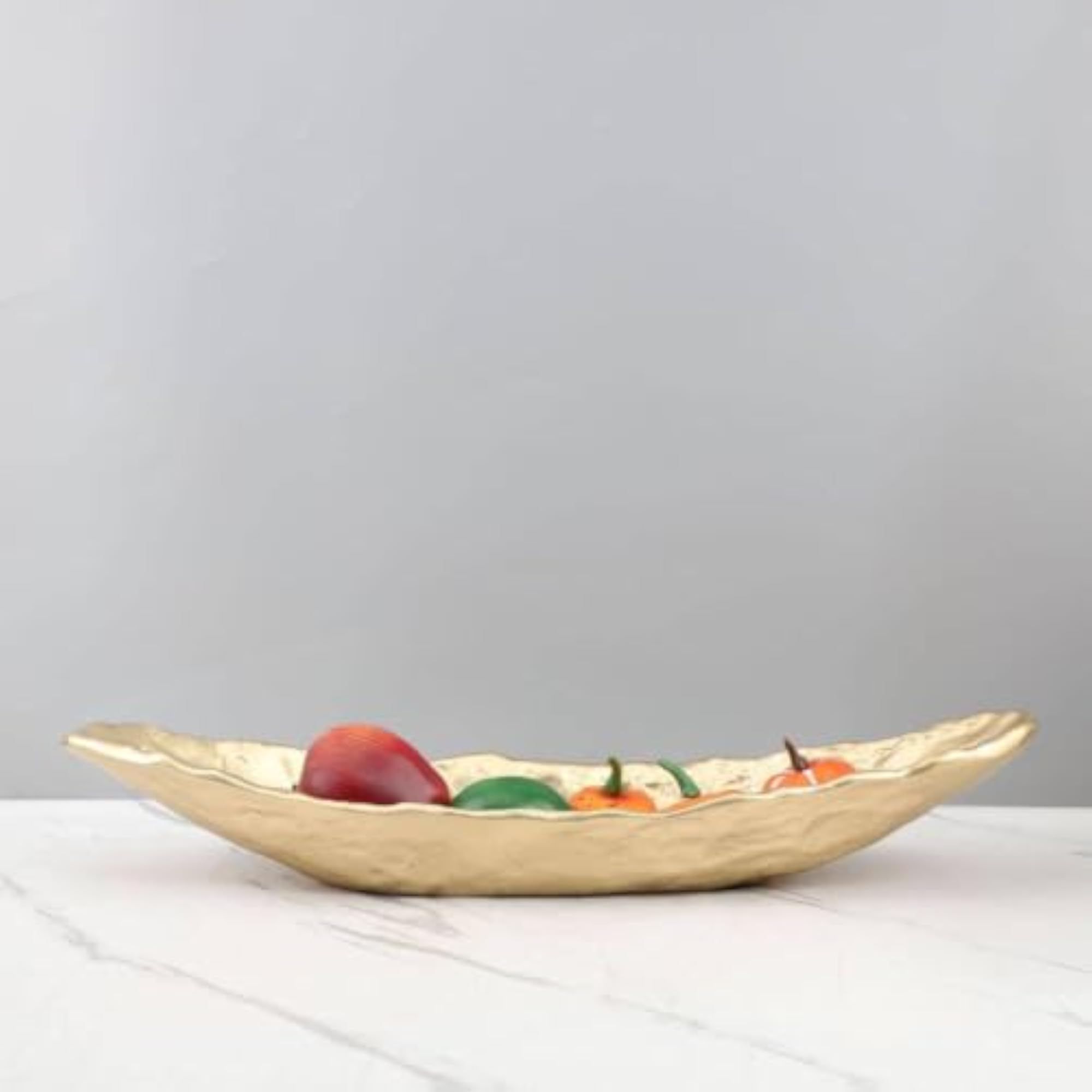 Gilded Vessel Tray, Modern Elegant Design