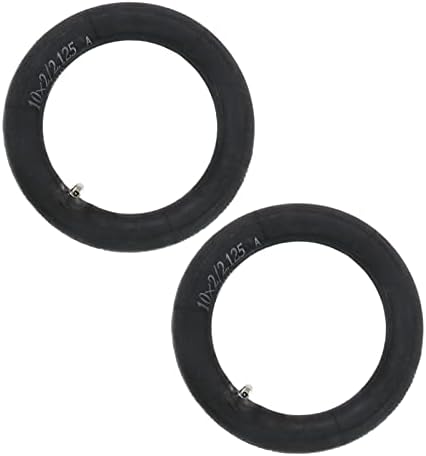 BAFOVY 10x2in Inner Tubes 2 Pack Rubber Replacement for 10in Bike Tires Baby Stroller Scooter Tricycle with 90 Degree Bent Valve Stem for 10x1.90 10x1.95 10x2.125 10x2.25 Tires — view 6