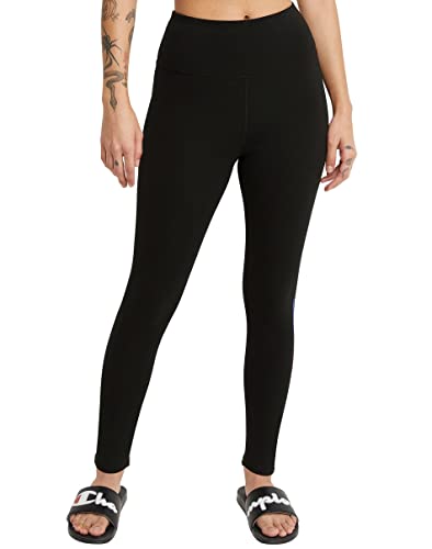 Mallas Champion auténticas 7/8 para mujer en color negro y talla grande
