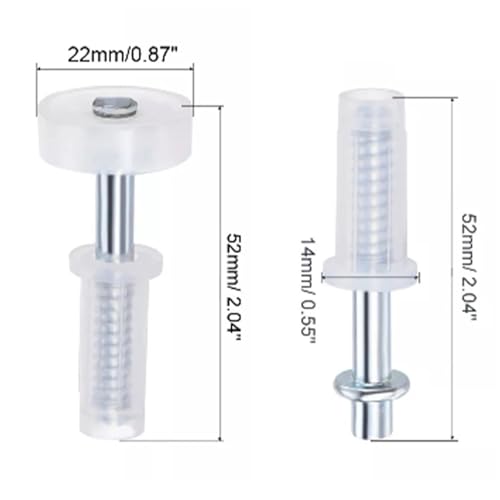 Kit de herrajes para puertas bifold, 16 piezas, bisagra pivotante, guía superior y rueda para clósets, fácil de usar (Tamaño B) miniatura 5
