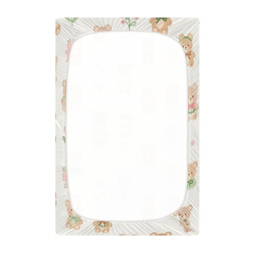 Drap-housse berceau standard microfibre 71x132 cm portable - 4