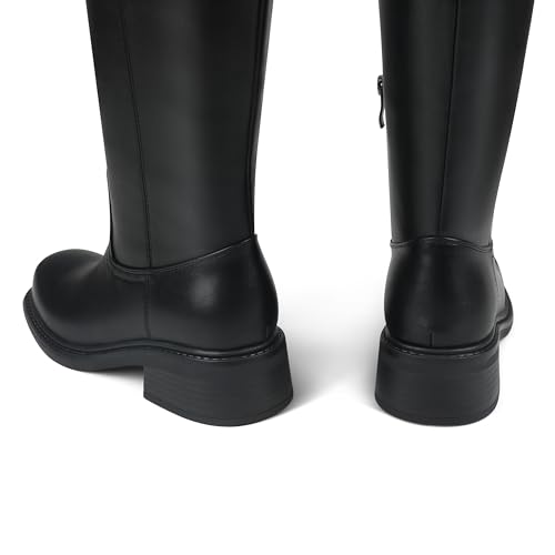 Image of Zzheels Mid Calf Cowboy Boots for Women Closed Toe Western Cowgirl Boots | Pointed Toe, Western Boots, Country Concert Outfits, Rodeo Outfit, Wide Calf Cowgirl Boots