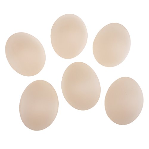 DYNWAVE 3 Pairs Women Oval Bra Pad Inserts Sponge for Swimsuits Bathing Suit Beige4