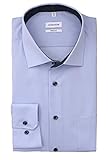 Seidensticker Men's Regular Fit Langarm Shirt, hellblau, 46