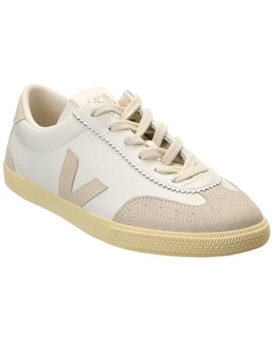 VEJA Men's Volley Sneaker, White/Natural, 11