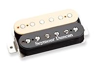 Moderate Output Humbucker Bridge Pickup Includes 4 Conductor Hookup Cable Reverse Zebra (Cream/Black) 21 Day Real World Exchange Policy