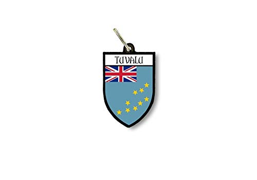 Porte cles clefs cle Drapeau Collection Ville Blason Tuvalu