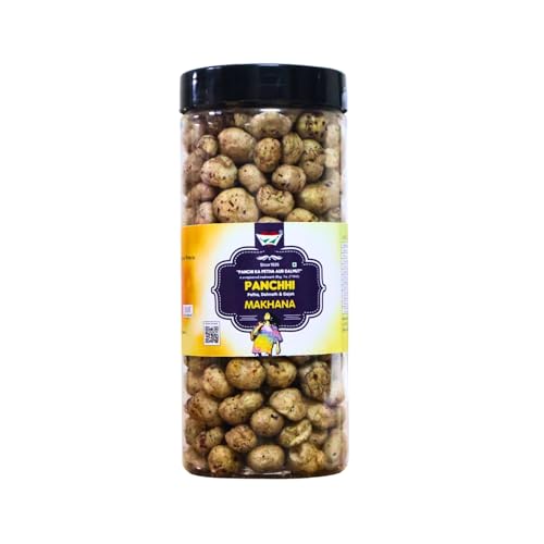 Image of Panchi Roasted Makhana (100g Pack of 1) Healthy and Crunchy Fox Nuts High Protein Snack for Guilt-Free Munching Perfect for Snacking Made with Premium Ingredients (6 Month Shelf Life)