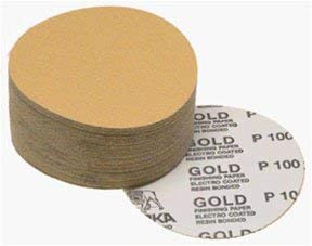 Mirka Abrasives 23-379-080 Gold 6 in. PSA Autobox Discs, 100 - box