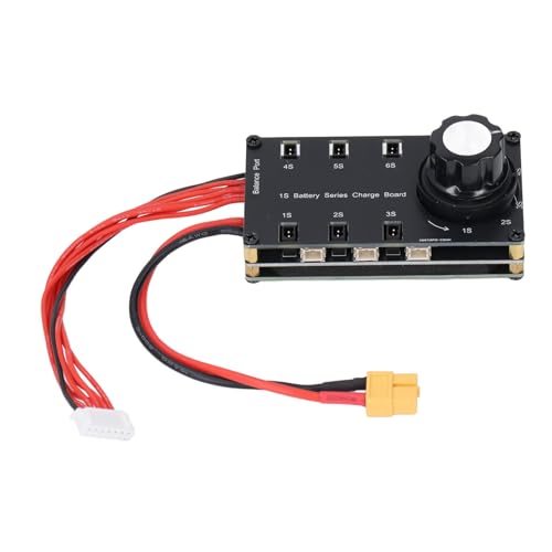 Placa de carga para baterías 1S con conector BT2.0 ajustable de 1 a 6 puertos para drones 3