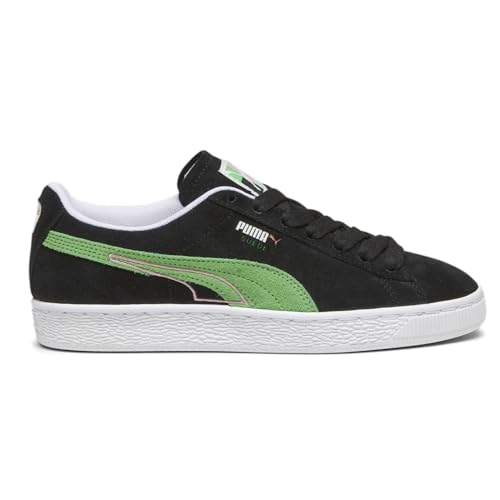 PUMA Mens Suede Brand Love Lace Up Sneakers Shoes Casual - Black