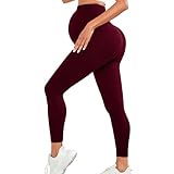 RYTEJFES Umstandsleggings Schwangerschaftsleggings Damen Blickdicht Women's Leggings Shaping Yoga Kleidung Sommer Hose Thermo Umstandsleggins Braune Jogginghose Schwangerschaftskleid Mit Kompression