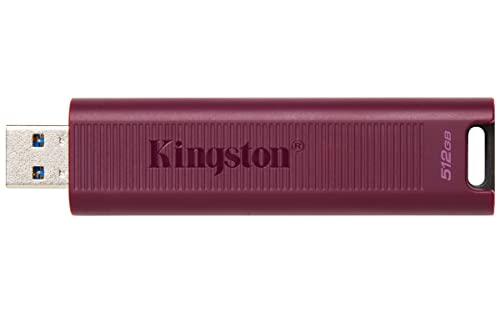 Image of Kingston DataTraveler Max Type-A 512GB High Performance USB Flash Drive USB 3.2 Gen 2 Up to 1000 MB /s Sliding Cap Design DTMAXA /512GB