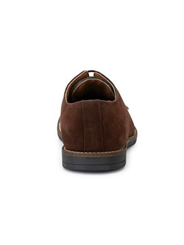 Image of HiREL'S Premium Suede Derby Smart Casual Shoes for Men | Office Soft Cushioned Corporate Casuals